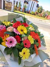 Букет цветов из:  Герберы #REPLACE_PRED# Высоцке